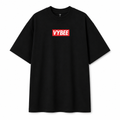 VYBEE Heavy Soft Double Tee BLACK — BOX 13'