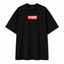 VYBEE Heavy Soft Double Tee BLACK — BOX 13'