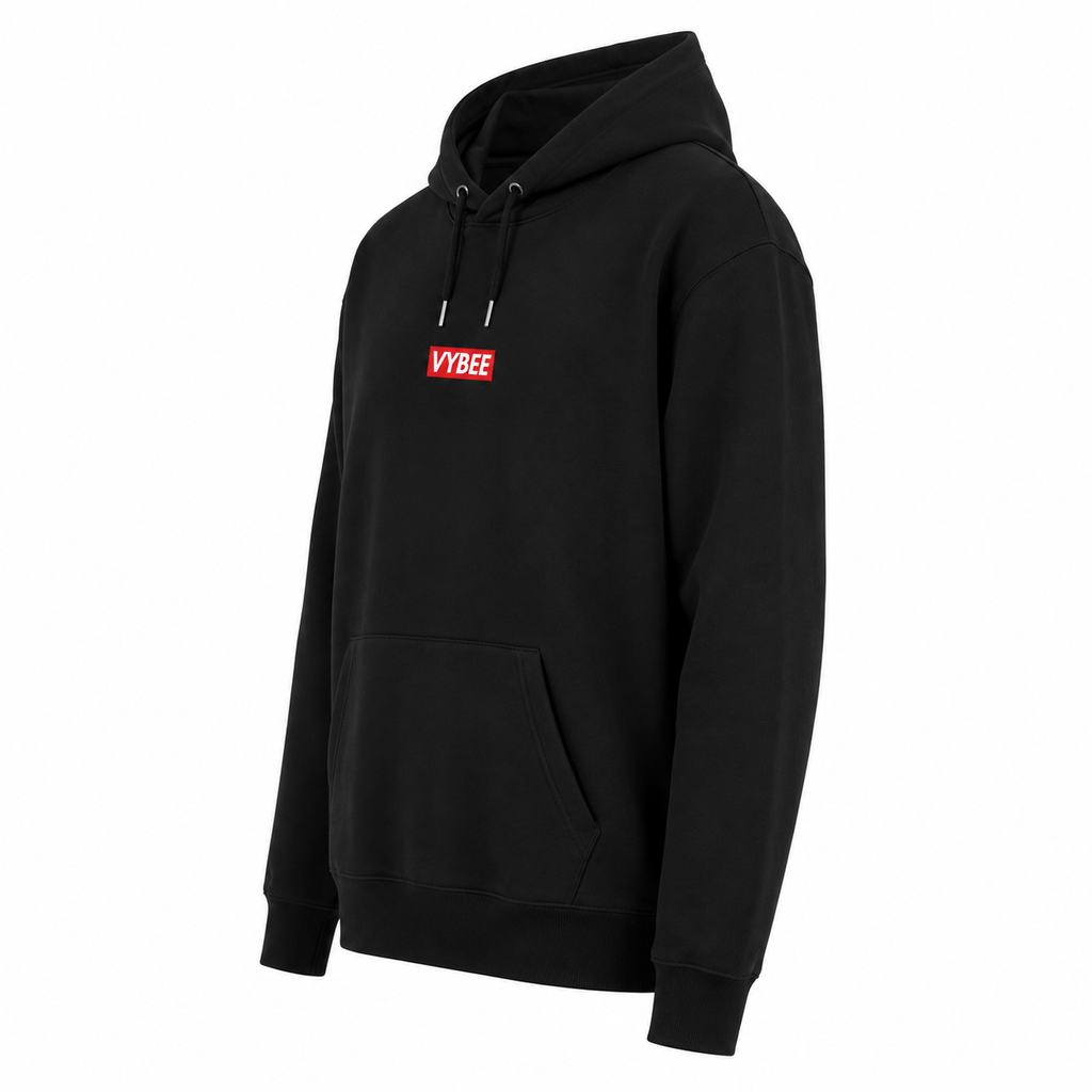 VYBEE Heavy Moletom Canguru BLACK -  8'