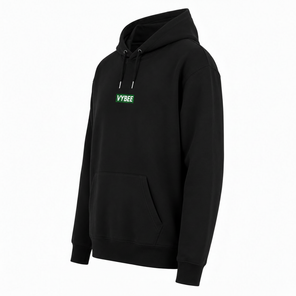 VYBEE Heavy Moletom Canguru BLACK -  8'