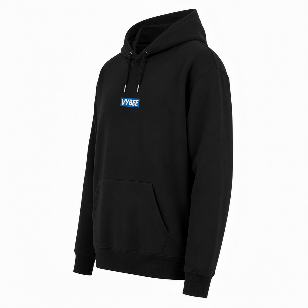 VYBEE Heavy Moletom Canguru BLACK -  8'