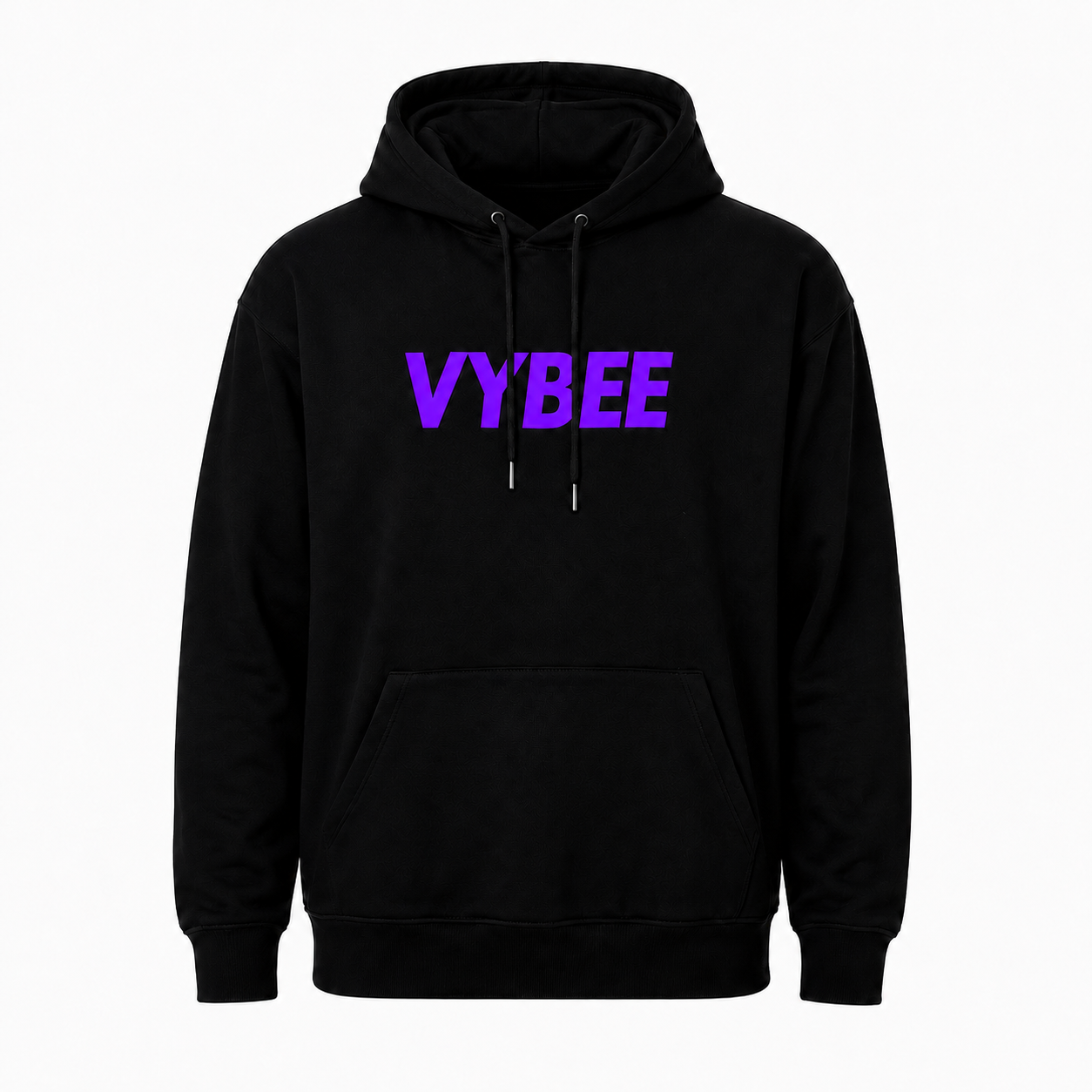 VYBEE Heavy Moletom Canguru BLACK -  25' Feminino