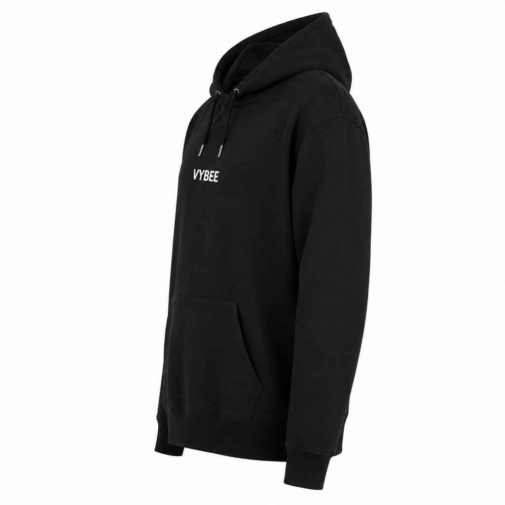 VYBEE Heavy Moletom Canguru BLACK -  8'
