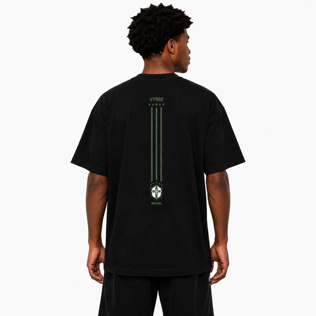 VYBEE RAÍZES DO HEXA 70 OVERSIZED PRETO