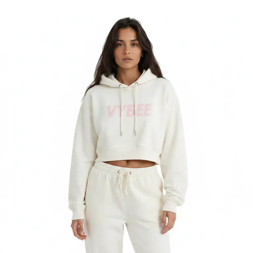 VYBEE Heavy Moletom Cropped Off-White — Urban Essential 2 Cabos