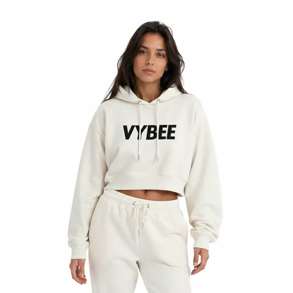 VYBEE Heavy Moletom Cropped Off-White — Urban Essential 2 Cabos