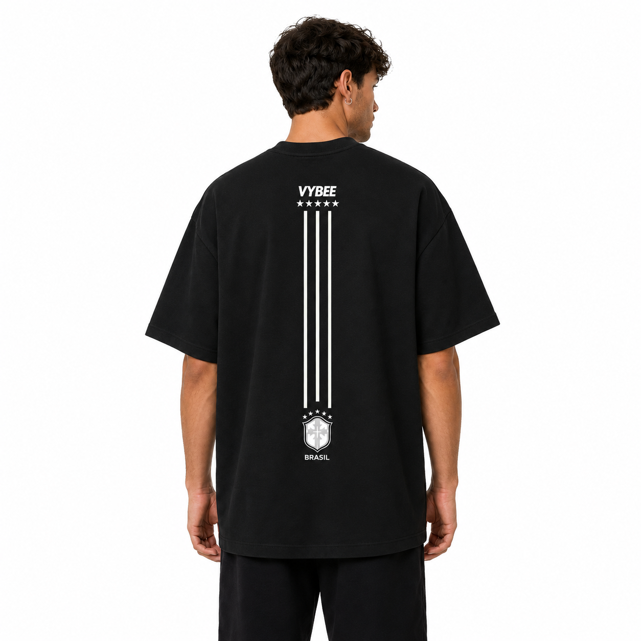 VYBEE RAÍZES DO HEXA 70 OVERSIZED PRETO