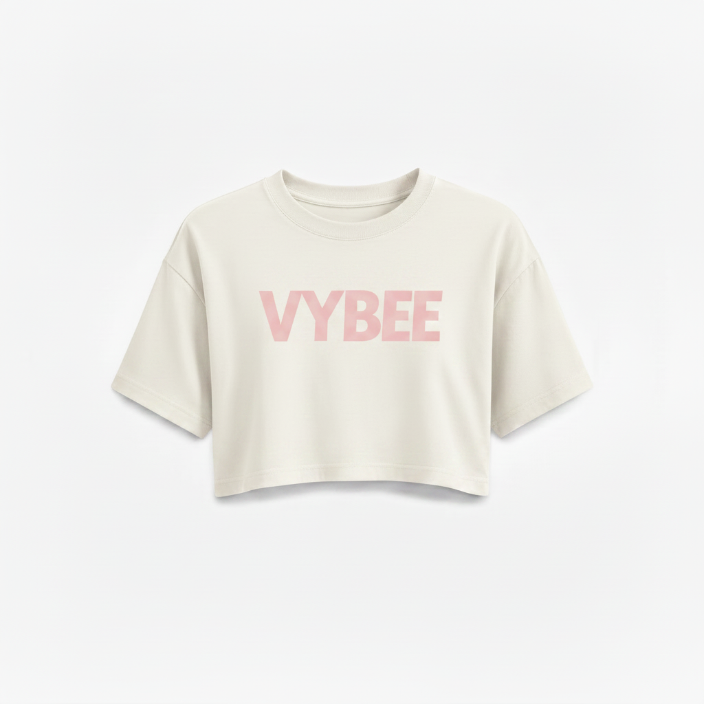 VYBEE Over Texture Cropped Off-White - 25'