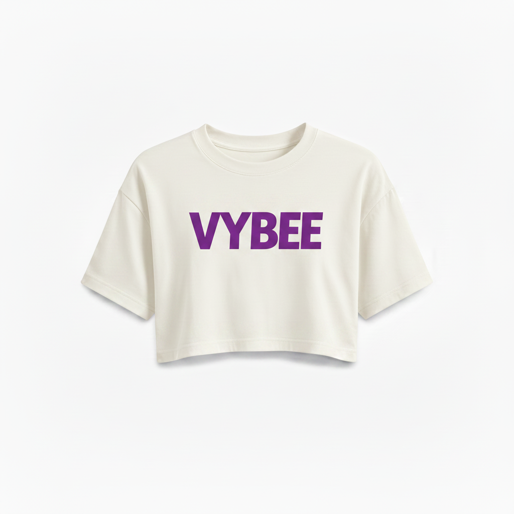 VYBEE Over Texture Cropped Off-White - 25'