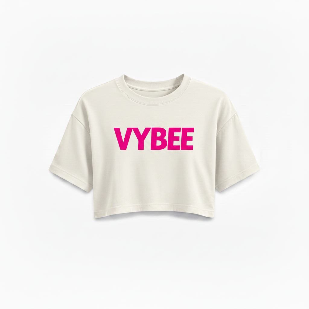 VYBEE Over Texture Cropped Off-White - 25'
