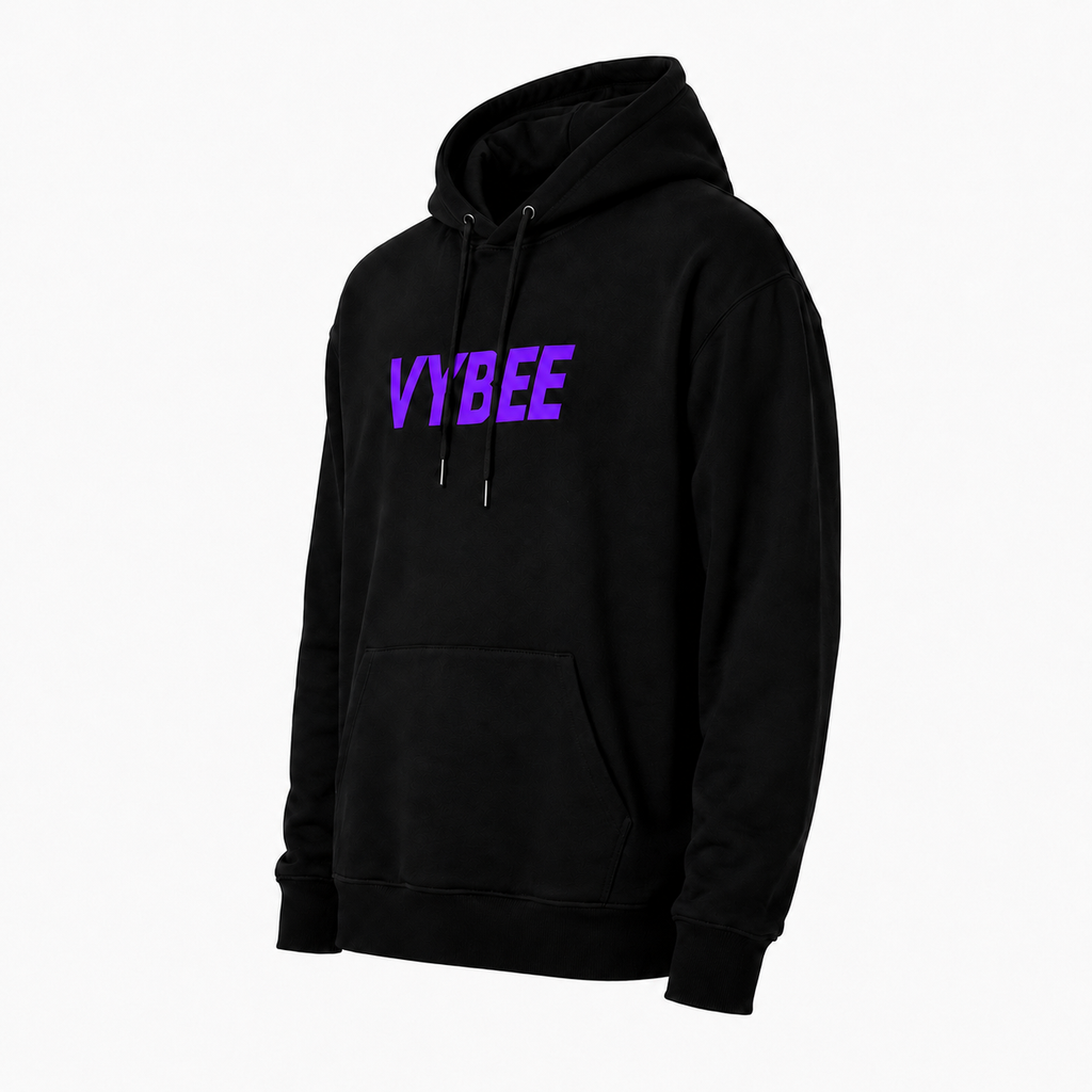 VYBEE Heavy Moletom Canguru BLACK -  25'
