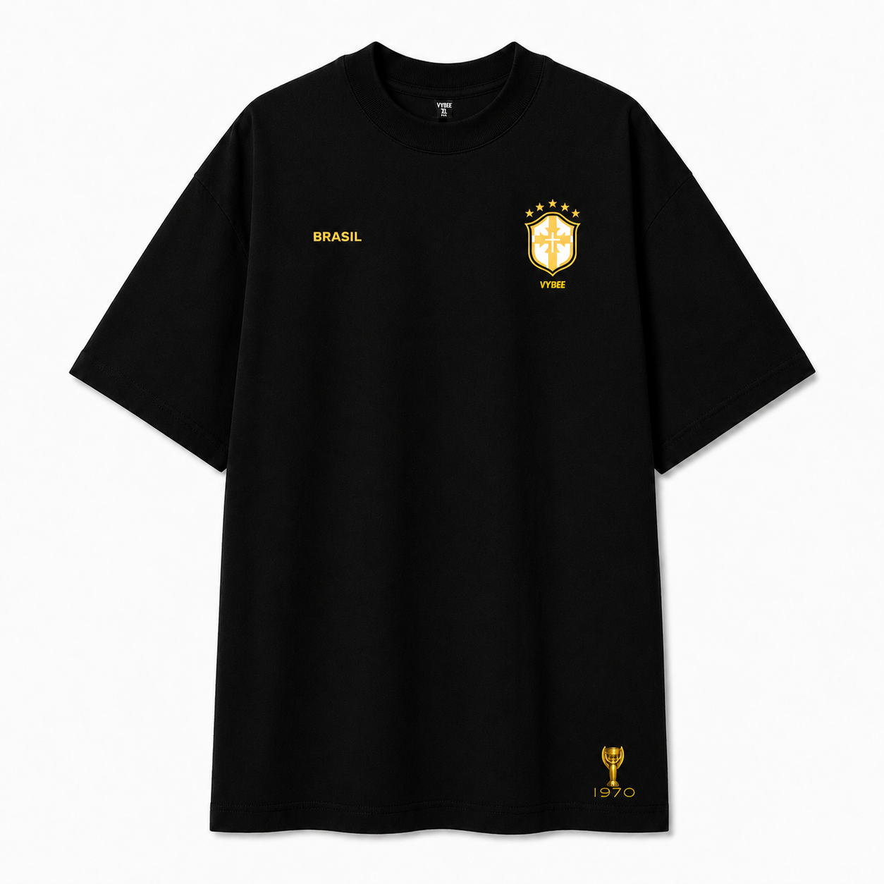 VYBEE RAÍZES DO HEXA 70 OVERSIZED PRETO