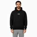 VYBEE Heavy Moletom Canguru BLACK -  8'