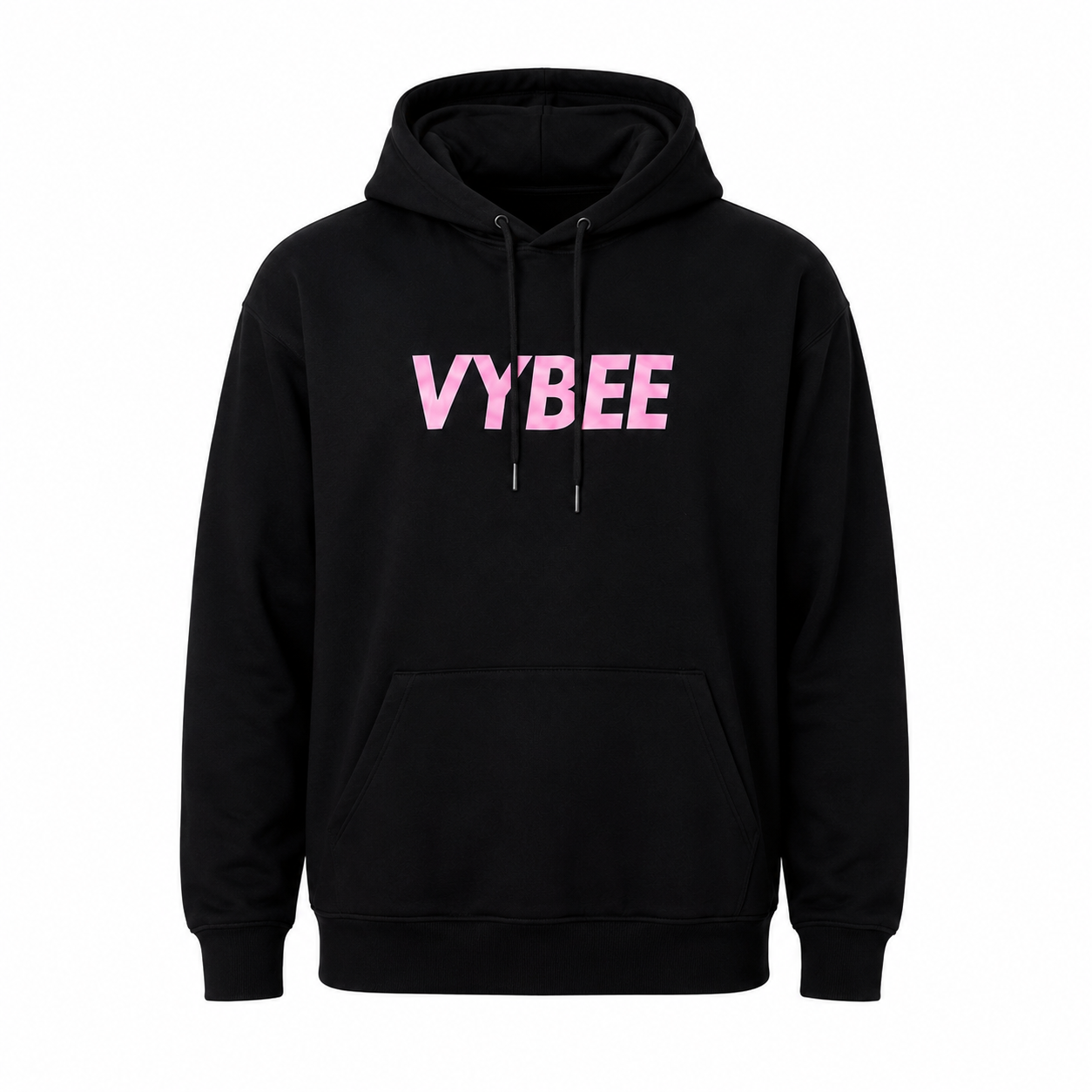 VYBEE Heavy Moletom Canguru BLACK -  25' Feminino