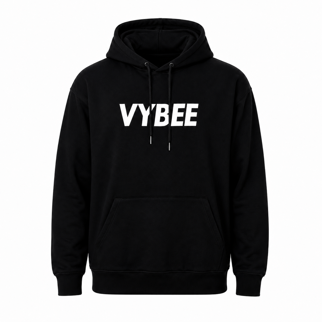 VYBEE Heavy Moletom Canguru BLACK -  25' Feminino