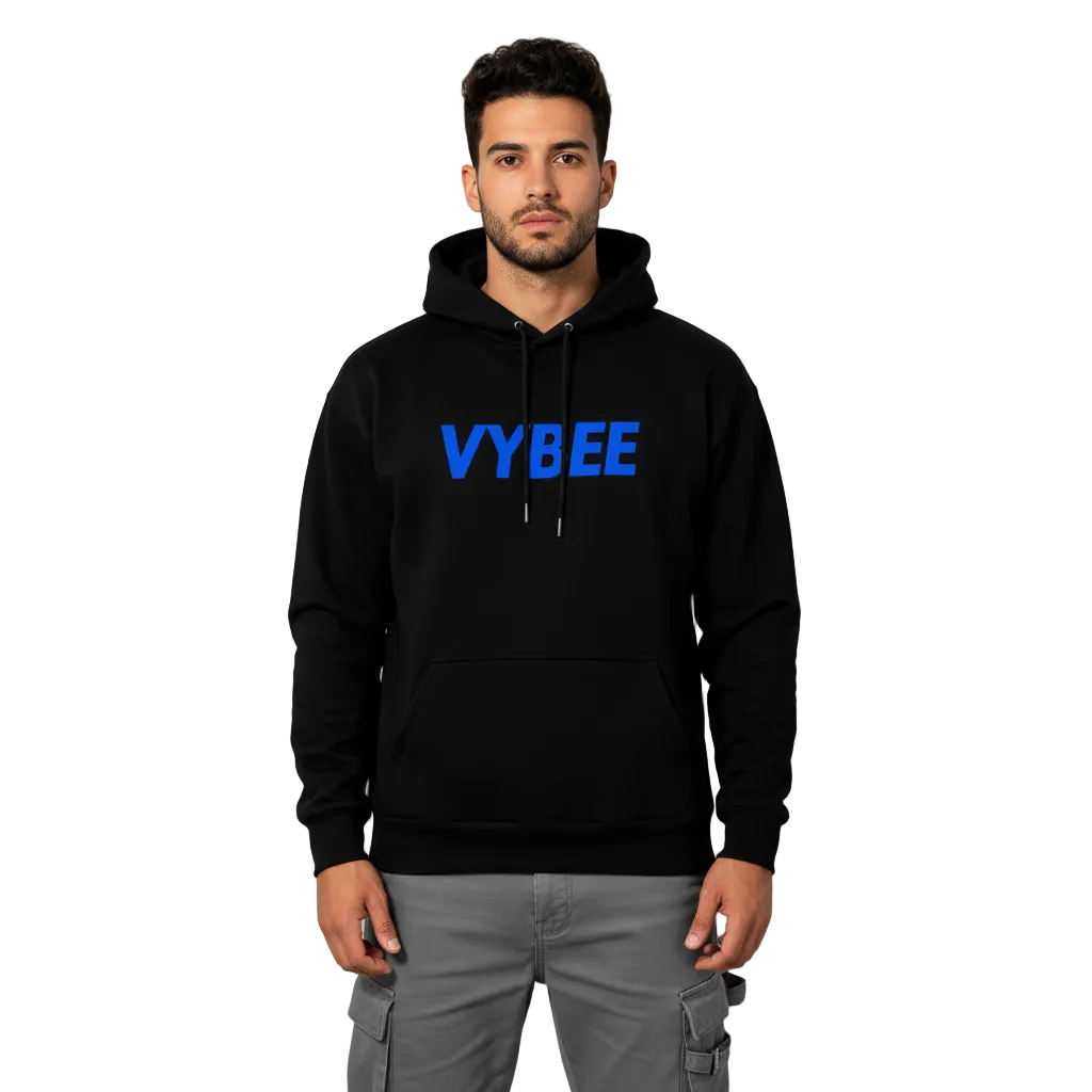 VYBEE Heavy Moletom Canguru BLACK -  25'